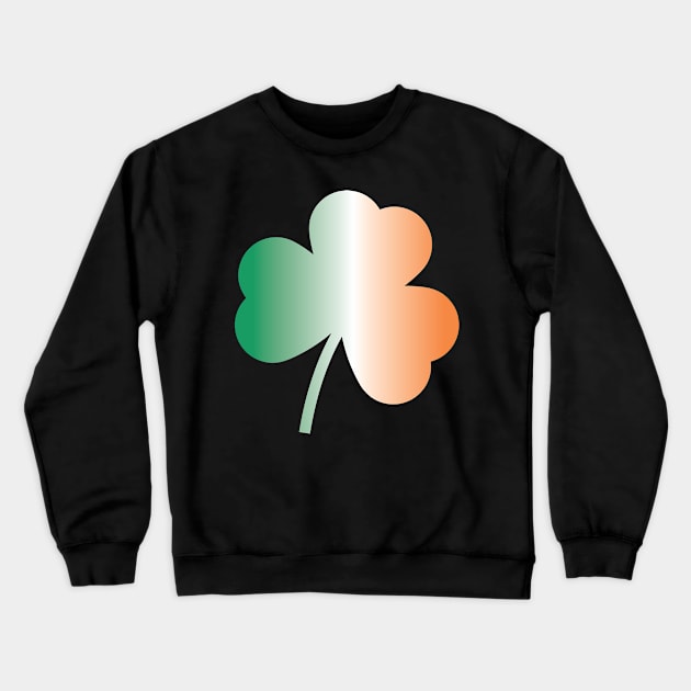 Irish Flag Clover Crewneck Sweatshirt by jverdi28